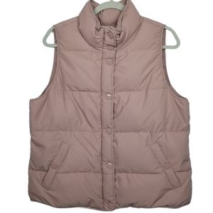 J. Crew Factory Blush Dusty Pink Puffer Vest